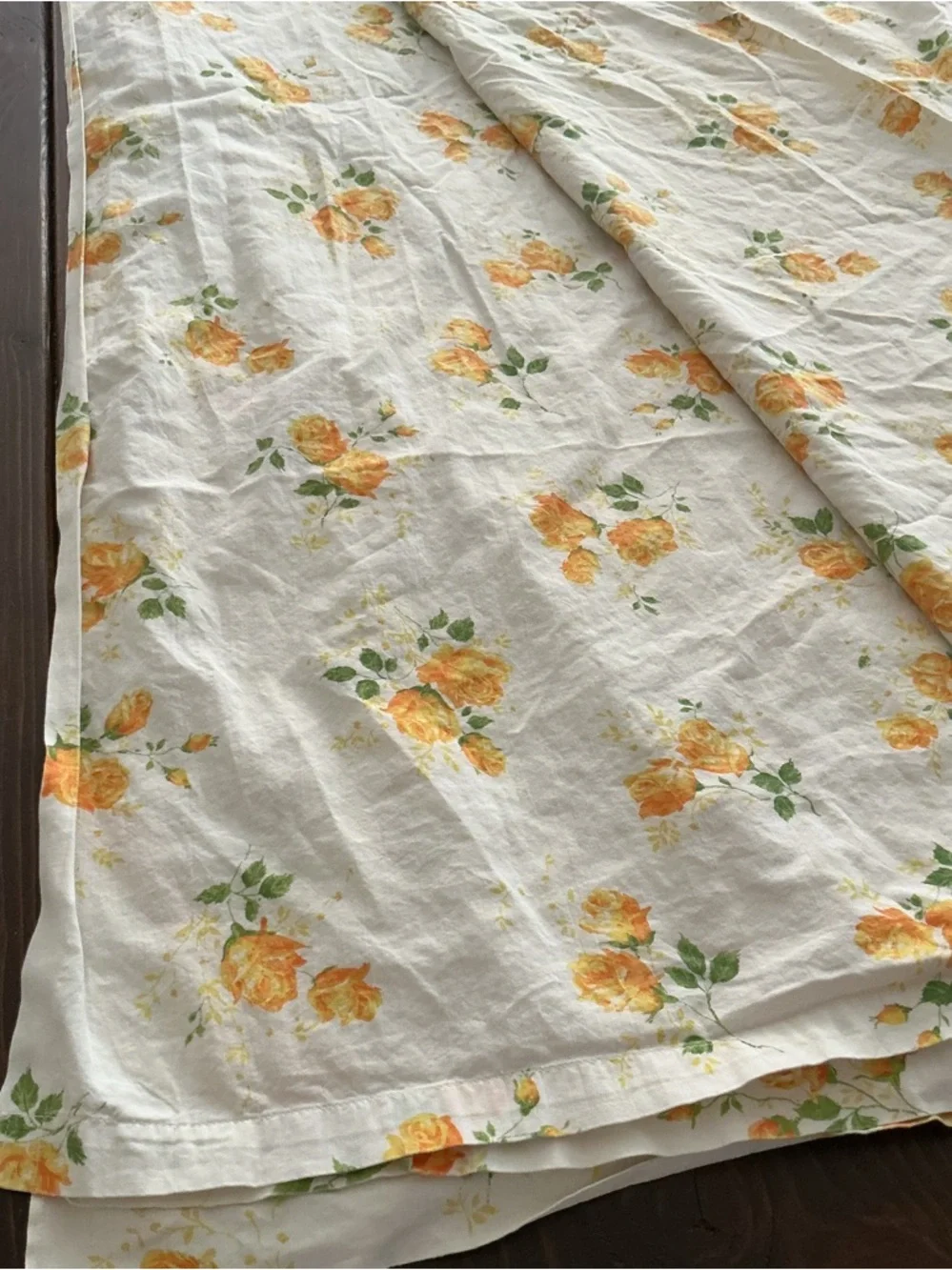 Vintage Dan River Percale Flat Bedsheet